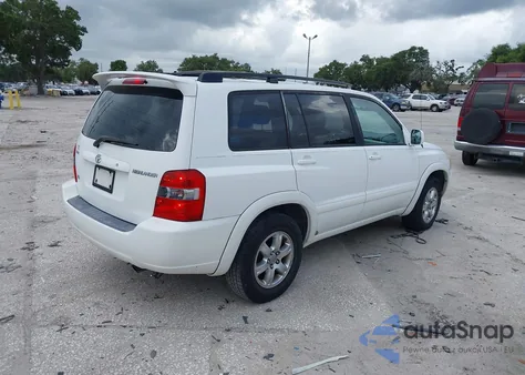 2006 Toyota Highlander V6 z USA, uszkodzony, nr VIN JTEGP21A260104183